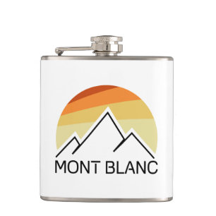 Mont Blanc France Retro Flachmann