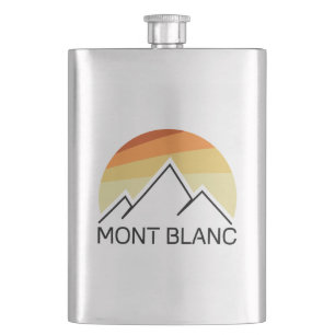 Mont Blanc France Retro Flachmann