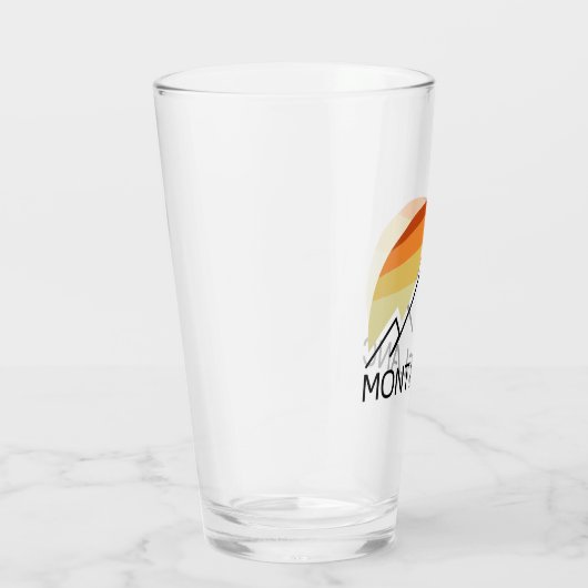 Mont Blanc France Retro Glas (Rechts)