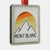Mont Blanc France Retro Ornament Aus Metall (Rechts)