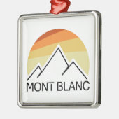 Mont Blanc France Retro Ornament Aus Metall (Links)
