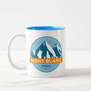 Mont Blanc France Stars Moon Zweifarbige Tasse