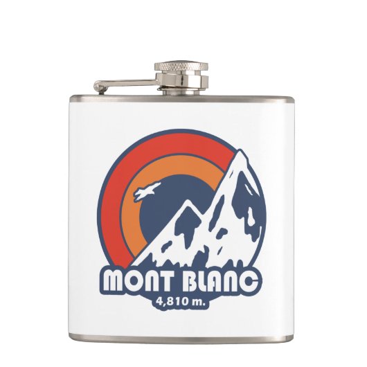 Mont Blanc France Sun Eagle Flachmann (Vorderseite)