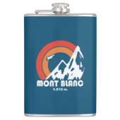 Mont Blanc France Sun Eagle Flachmann (Vorderseite)