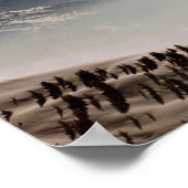 Mont Blanc France Urlaubskarte Poster (Ecke)