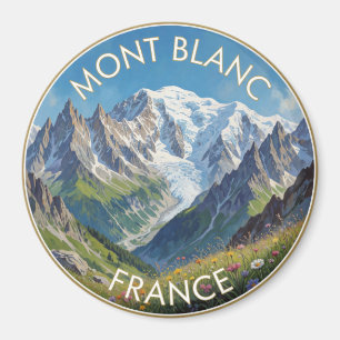 Mont Blanc Frankreich Alpen Berg Magnet