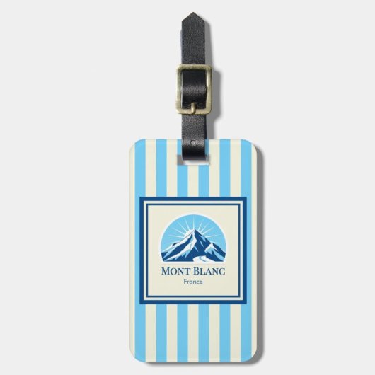 Mont Blanc Frankreich Berg Gepäckanhänger