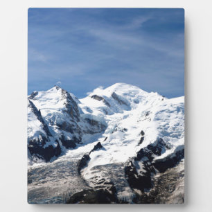 Mont Blanc Frankreich Fotoplatte