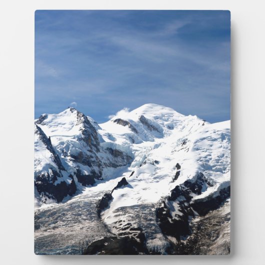 Mont Blanc Frankreich Fotoplatte (Vorderseite)