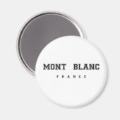 Mont Blanc Frankreich Magnet (Vorderseite/Rückseite)