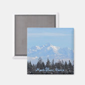 Mont-Blanc, Frankreich Magnet (Vorderseite/Rückseite)