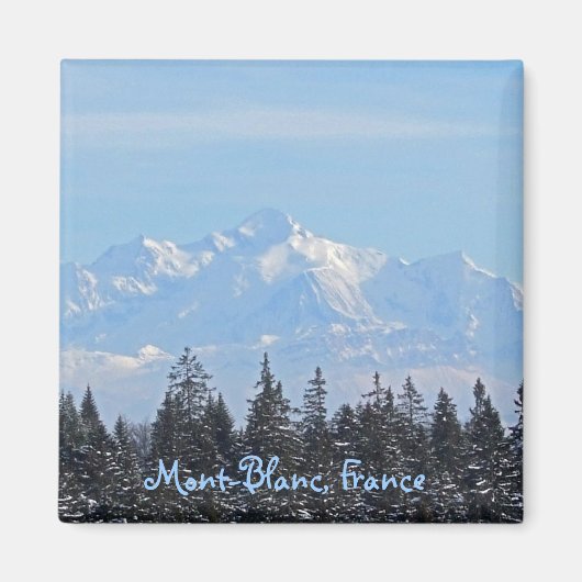 Mont-Blanc, Frankreich Magnet (Vorne)