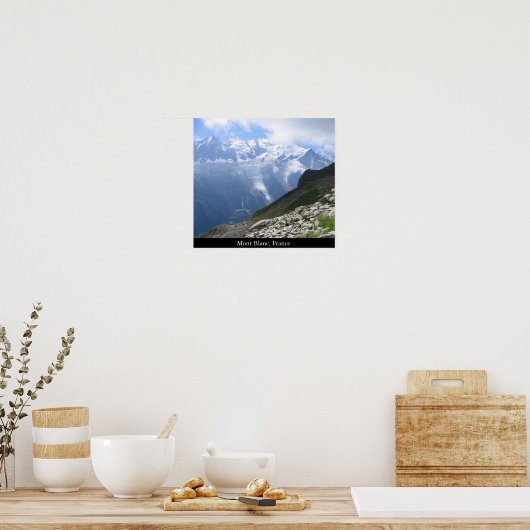 Mont Blanc, Frankreich Poster (Küche)