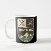 Mont Blanc Französische Alpen Chamonix Frankreich Kaffeetasse (Links)