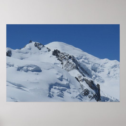 Mont Blanc, Französische Alpen Poster (Vorne)