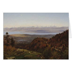 Mont Blanc gesehen von Heiligem-Cergues, 1869