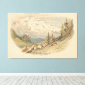 Mont Blanc Leinwanddruck (Insitu (Holzboden))