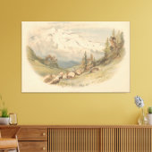 Mont Blanc Leinwanddruck (Insitu (Wohnzimmer))