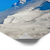 Mont Blanc Les Arcs Französische Alpen Frankreich Poster (Ecke)