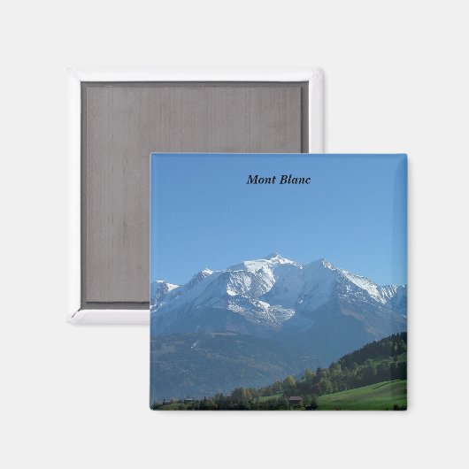 Mont Blanc Magnet (Vorderseite/Rückseite)