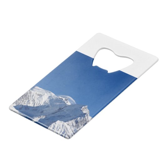 Mont-Blanc-Massiv Geldbeutel Flaschenöffner (Rückseite Schrägansicht)