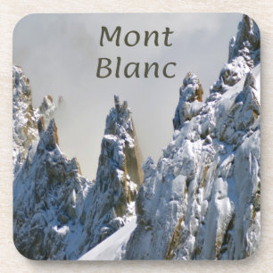 Mont Blanc Monte Bianco Getränkeuntersetzer