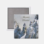 Mont Blanc Monte Bianco Magnet (Vorderseite/Rückseite)