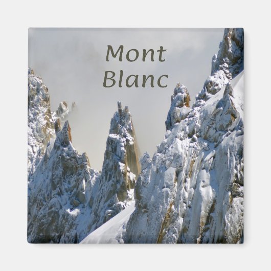 Mont Blanc Monte Bianco Magnet (Vorne)