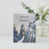 Mont Blanc Monte Bianco Postkarte (Stehend Vorderseite)