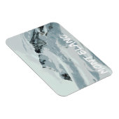 Mont Blanc Mountain Peak, Frankreich Magnet (Rechte Seite)