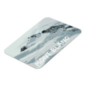 Mont Blanc Mountain Peak, Frankreich Magnet (Linke Seite)