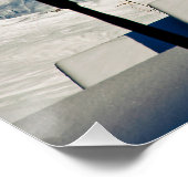 Mont Blanc Peisey Vallandry Französische Alpen Fra Poster (Ecke)