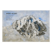 Mont Blanc Poster (Vorderseite)