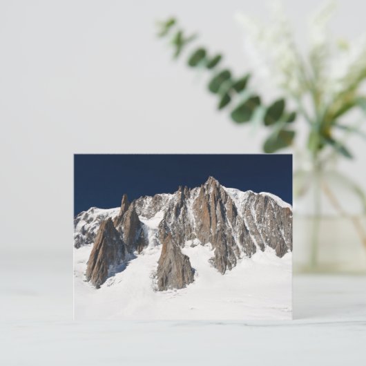 Mont Blanc Postkarte (Stehend Vorderseite)