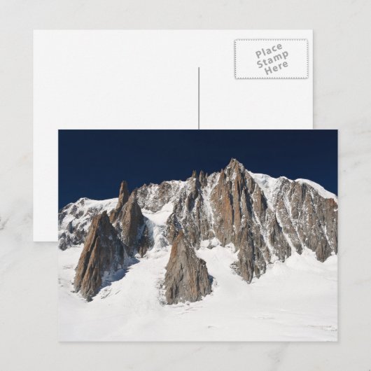 Mont Blanc Postkarte (Vorne/Hinten)