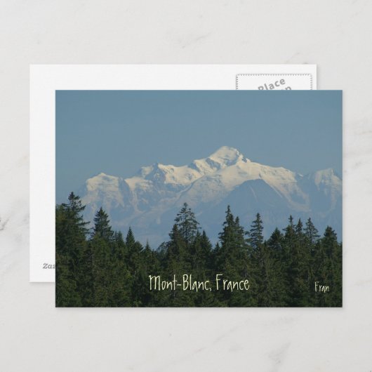 Mont-Blanc Postkarte (Vorne/Hinten)