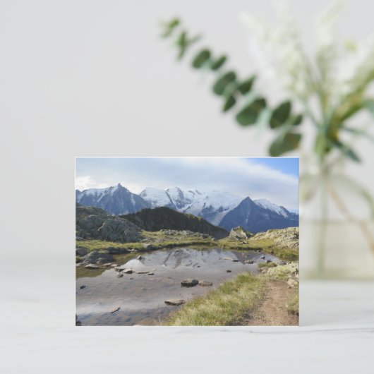 Mont Blanc Postkarte (Stehend Vorderseite)