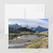 Mont Blanc Postkarte (Vorne/Hinten)