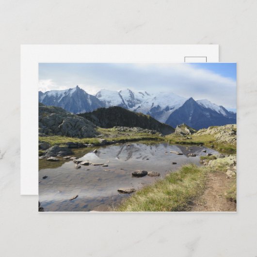 Mont Blanc Postkarte (Vorne/Hinten)