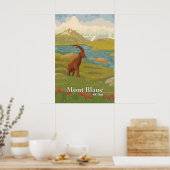 Mont-Blanc-Reiseplakat Poster (Küche)