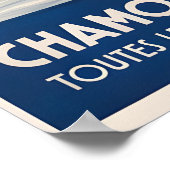 Mont-Blanc-Reiseposter Poster (Ecke)