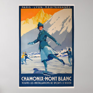 Mont-Blanc-Reiseposter Poster