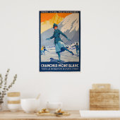 Mont-Blanc-Reiseposter Poster (Küche)
