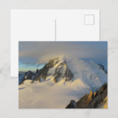 Mont Blanc Sonnenaufgang Französische Alpen Postkarte (Vorne/Hinten)