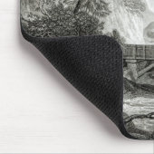 Mont Blanc von den Bädern von St. Didier Mousepad (Ecke)