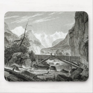 Mont Blanc von den Bädern von St. Didier Mousepad