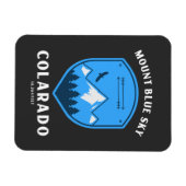 Mont Blue Sky montieren Evangelien Magnet (Horizontal)