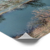 Mont Clare Schuylkill Canal PA Poster (Ecke)