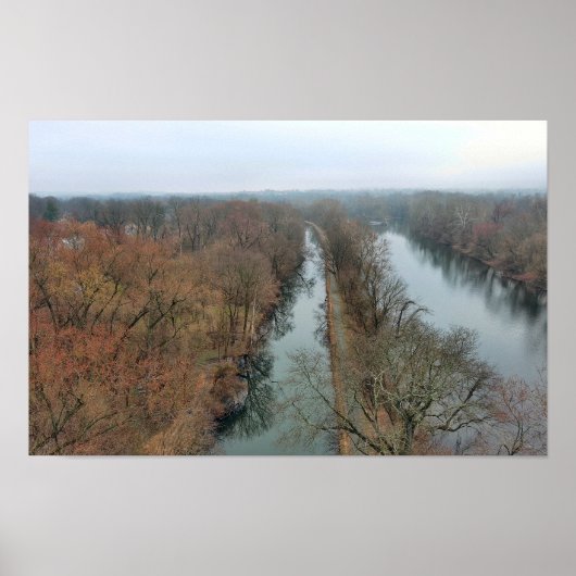 Mont Clare Schuylkill River PA Poster (Vorne)