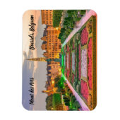 Mont des Arts Brüssel Belgien stilisiert Magnet (Vertikal)